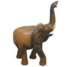Eléphant en bois de mango